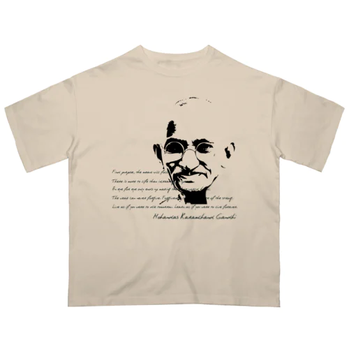 GANDHI オーバーサイズTシャツ