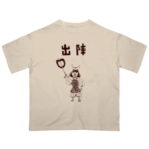 戦国時代デザイン「出陣」（Tシャツ・パーカー・グッズ・ETC） Oversized T-Shirt