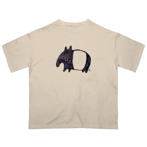 マレーバク（透過ver） Oversized T-Shirt