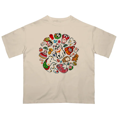 gangu（ちりばめ◎） オーバーサイズTシャツ