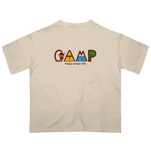 キャンプに行こう♪ オーバーサイズTシャツ
