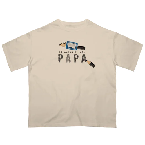 ちびた鉛筆 PAPA*D オーバーサイズTシャツ