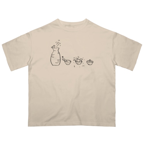 熱燗鳥 Oversized T-Shirt