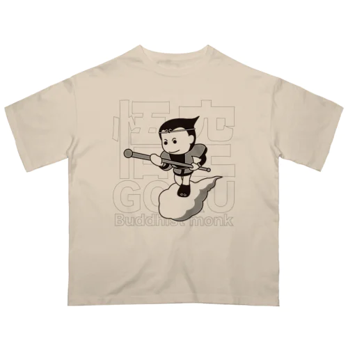 悟空 ブラック01 Oversized T-Shirt
