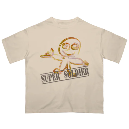 SUPER 　SOLDIER Oversized T-Shirt