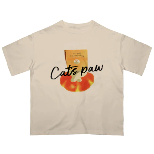 Cat's paw_ロゴ1 オーバーサイズTシャツ