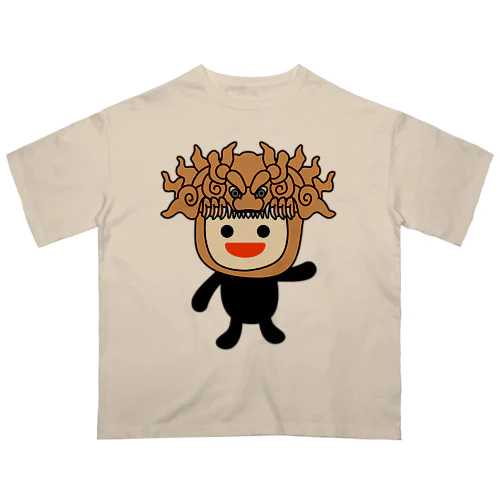 獅子噛っ子 オーバーサイズTシャツ