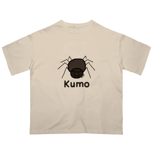 Kumo (クモ) 色デザイン Oversized T-Shirt