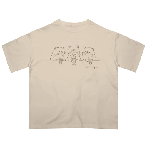 「憧れのクリームソーダ」 Oversized T-Shirt