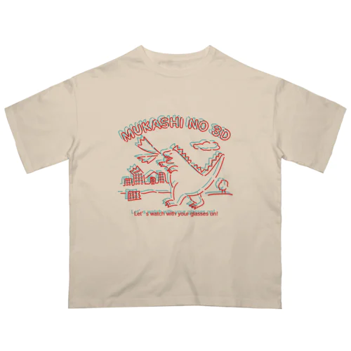 【両面プリント】MUKASHI NO 3D Oversized T-Shirt