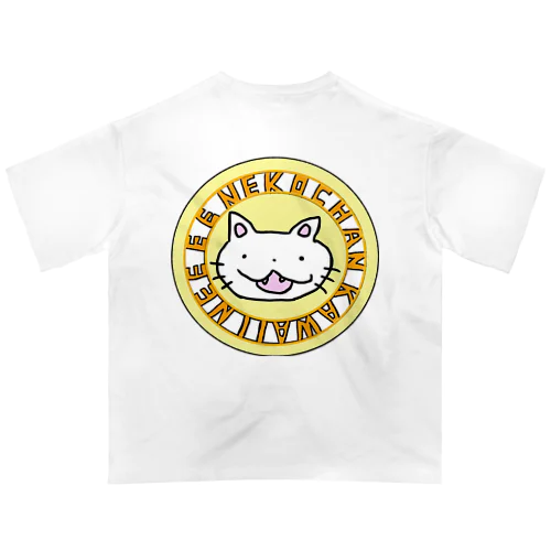 ネコチャンカワイイネー Oversized T-Shirt