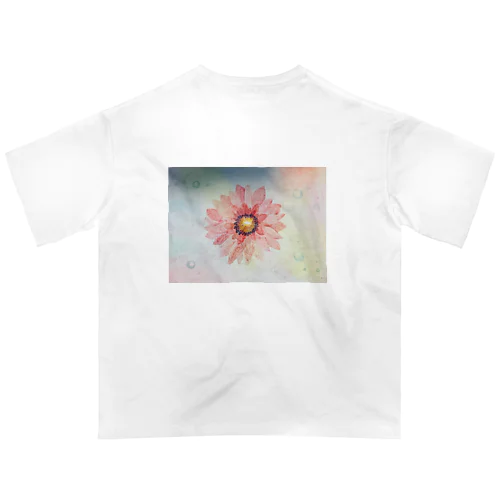 flower オーバーサイズTシャツ