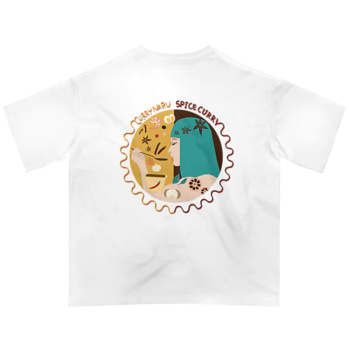 curry naru Tシャツ Oversized T-Shirt