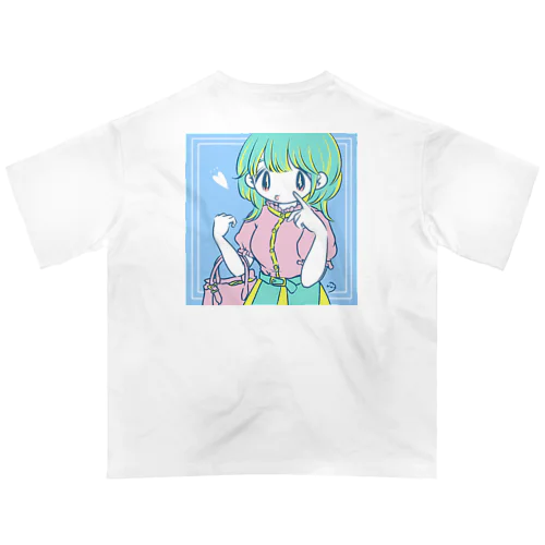 1人ショッピング オーバーサイズTシャツ