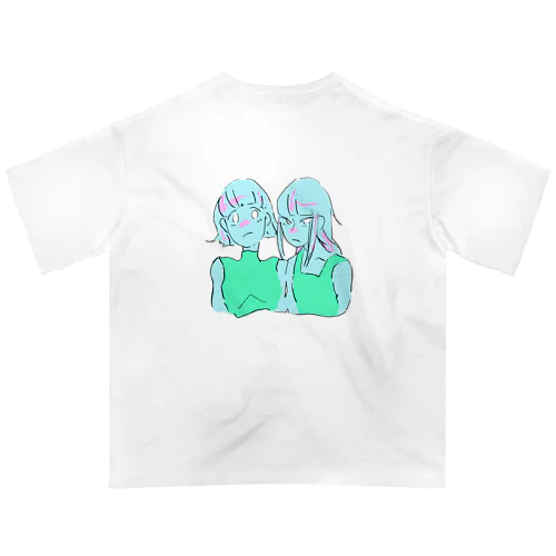 涼しい女の子 Oversized T-Shirt