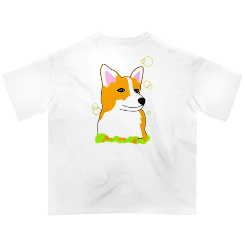 コーギー癒し犬 Oversized T-Shirt