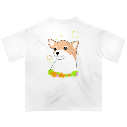 チワワ癒し犬 オーバーサイズTシャツ