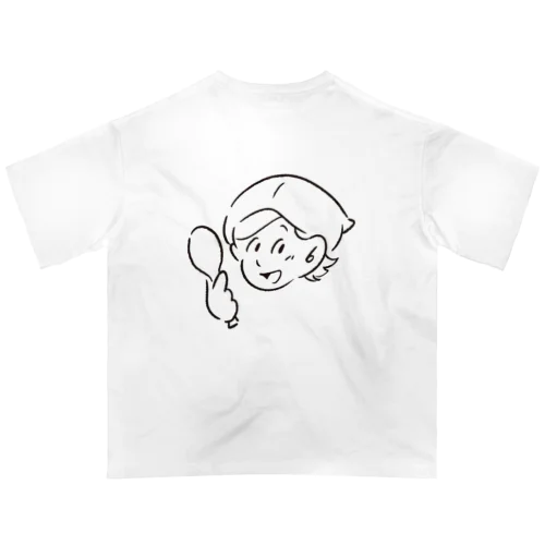 みんなの給食おばちゃん オーバーサイズTシャツ