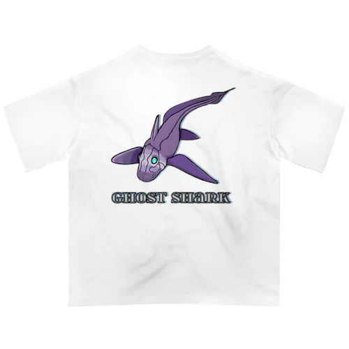 Ghost Shark バックプリント Oversized T-Shirt