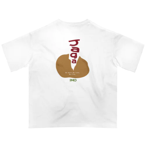 じゃがいも-ロゴ- Oversized T-Shirt