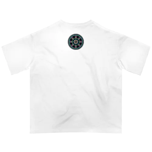 Mandala#1(丸) オーバーサイズTシャツ