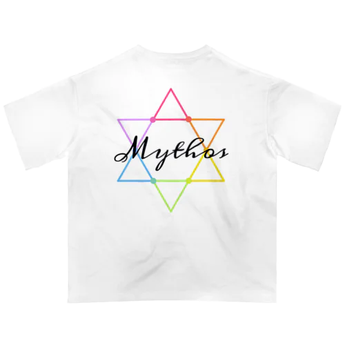 Mythos/Hexagram・黒 オーバーサイズTシャツ