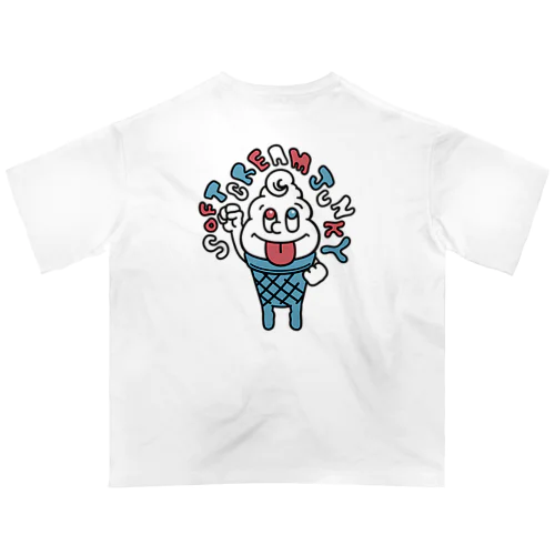 (バックプリント)SOFTCREAM JUNKY オーバーサイズTシャツ