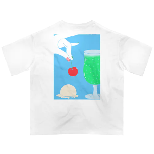 めろんそーだ オーバーサイズTシャツ