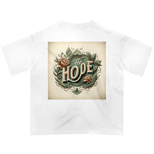 ビンテージロゴ（Hope） Oversized T-Shirt