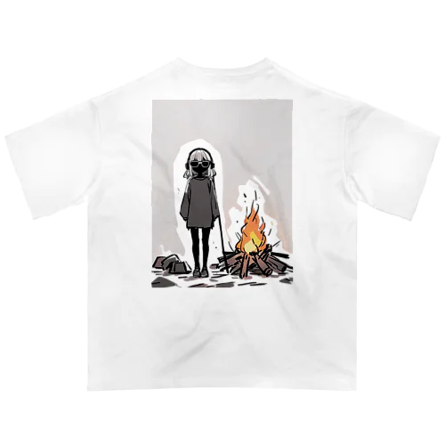 Bonfire lit Oversized T-Shirt