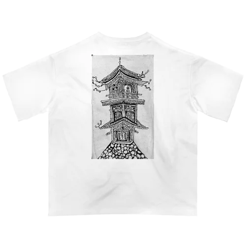 貴方を守る伝統的建物 Oversized T-Shirt