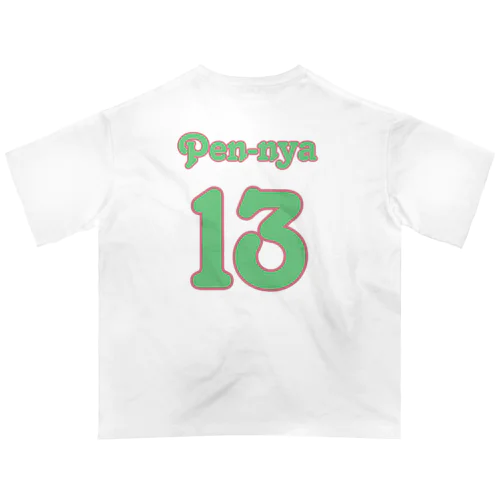 Pen-nya13　バックプリント Oversized T-Shirt