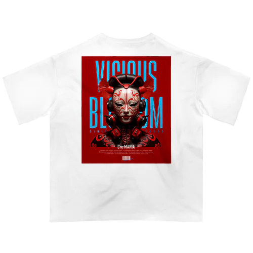 Vicious Blossom -芸者- ver.red オーバーサイズTシャツ