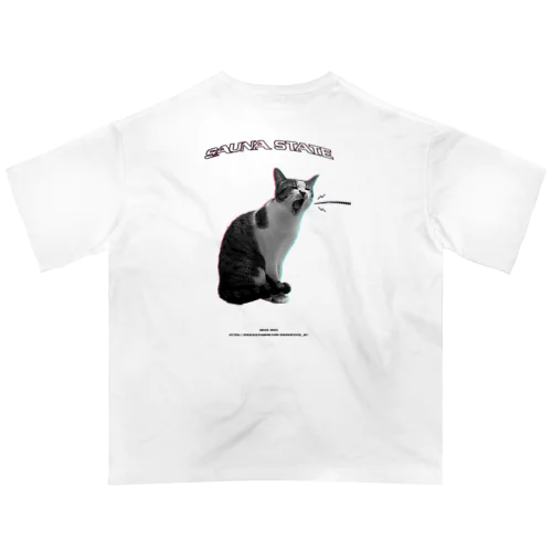 2023_SAUNASTATE~猫もととのいたい編~ オーバーサイズTシャツ