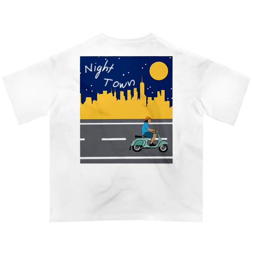 夜の街 オーバーサイズTシャツ