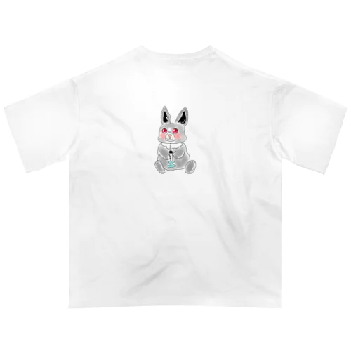 インスリン注射をするうさぎちゃん オーバーサイズTシャツ