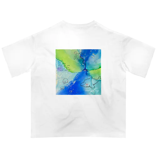 海 オーバーサイズTシャツ