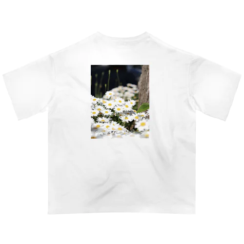 White Flowers Oversized T-Shirt