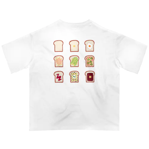 How to eat 食パン オーバーサイズTシャツ