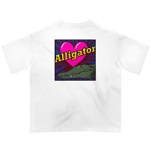 alligator  ワニ Oversized T-Shirt