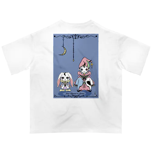 リュンヌ・ピエロット&ラルム オーバーサイズTシャツ