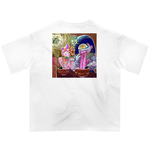 MORI and LAO #1 ラーメンガールズ オーバーサイズTシャツ