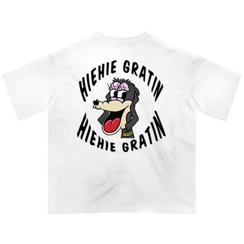 HIEHIE GRATIN イケギャル犬 Oversized T-Shirt