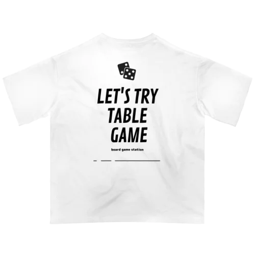 board game station goods Oversized T-Shirt