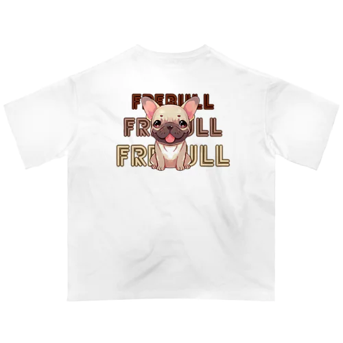 おすわりFREBULL オーバーサイズTシャツ