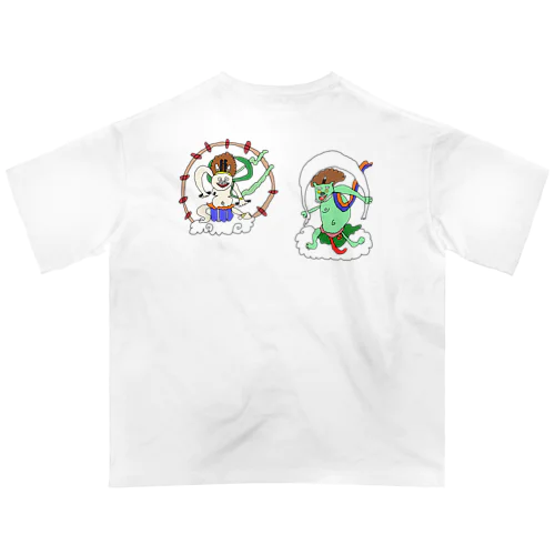 風神雷神 Oversized T-Shirt