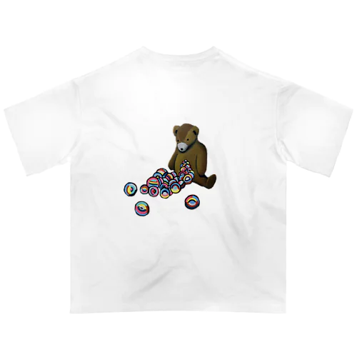 反省するクマさん Oversized T-Shirt
