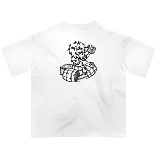 MA-1 Lion バックプリント オーバーサイズTシャツ