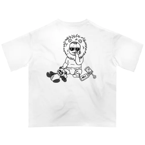 MA-1 Baby バックプリント Oversized T-Shirt