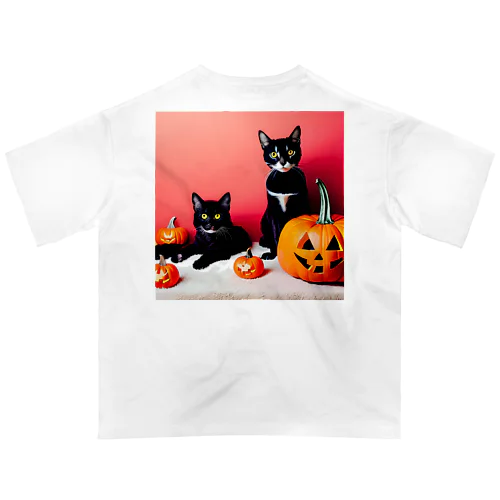 子猫達のハロウィン オーバーサイズTシャツ